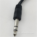 Stereo Plug to Dual 6.35mm Splitter trs cables